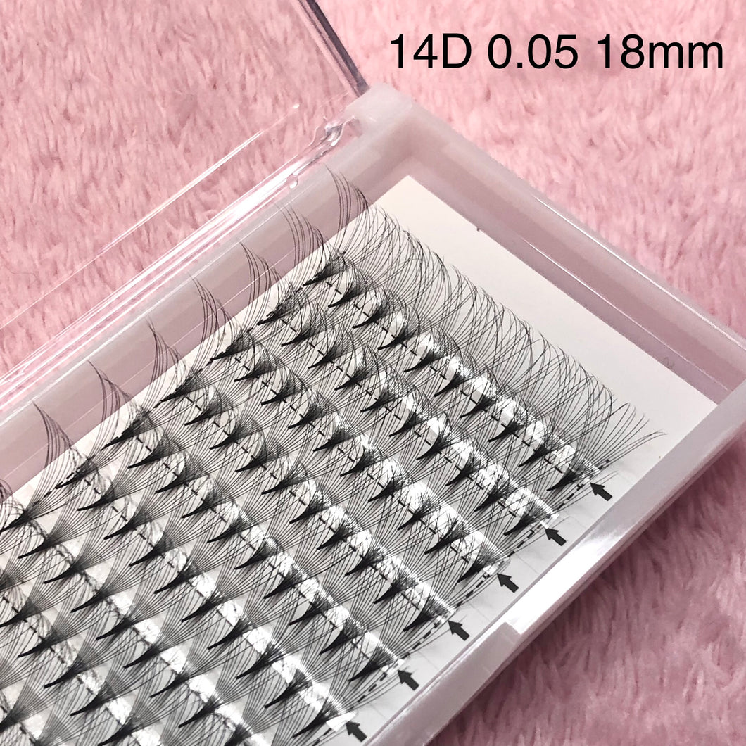 Premade Volume Lash Trays